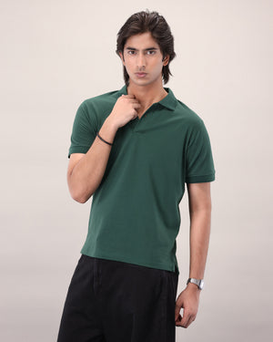 Classic Pique Polo – Green