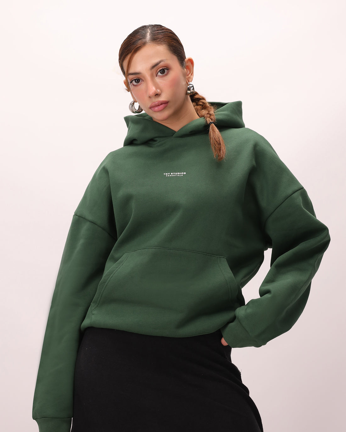 TNY Studio Essentials Hoodie - Green