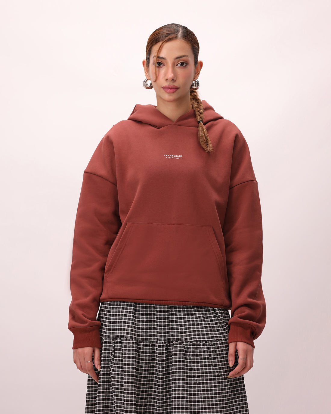 TNY Studio Essentials Hoodie - Rust