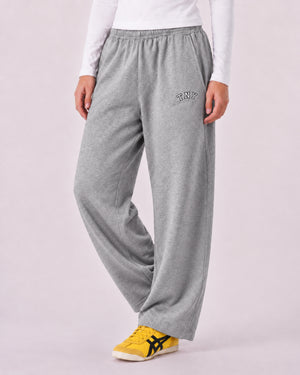 TNY Relax Fit Fleece Unisex Trouser - Heather Grey