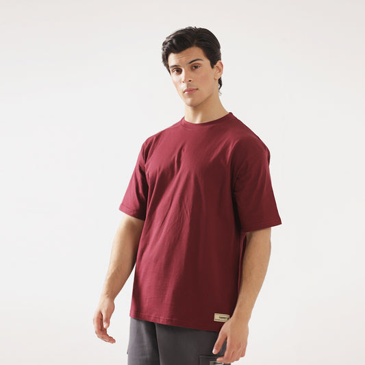 Burgundy Oversize T-shirt