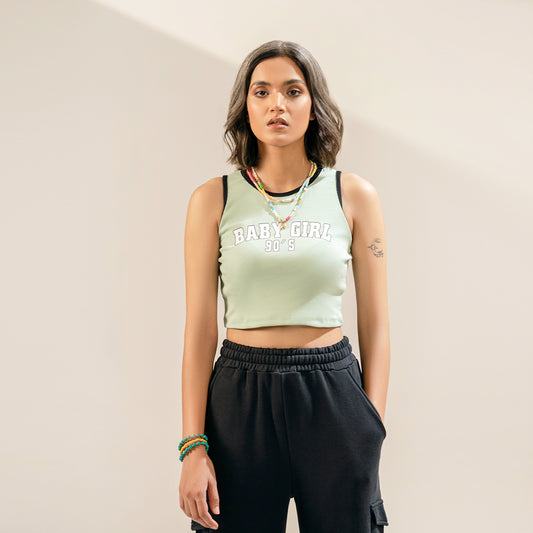 Mint Ribbed Tanktop