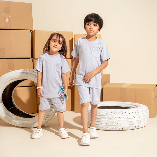GREY - 24/7 Kids Co-ord Set