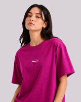 Women Relax Fit Tee - Hot Pink