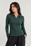 Green Drop Needle Polo