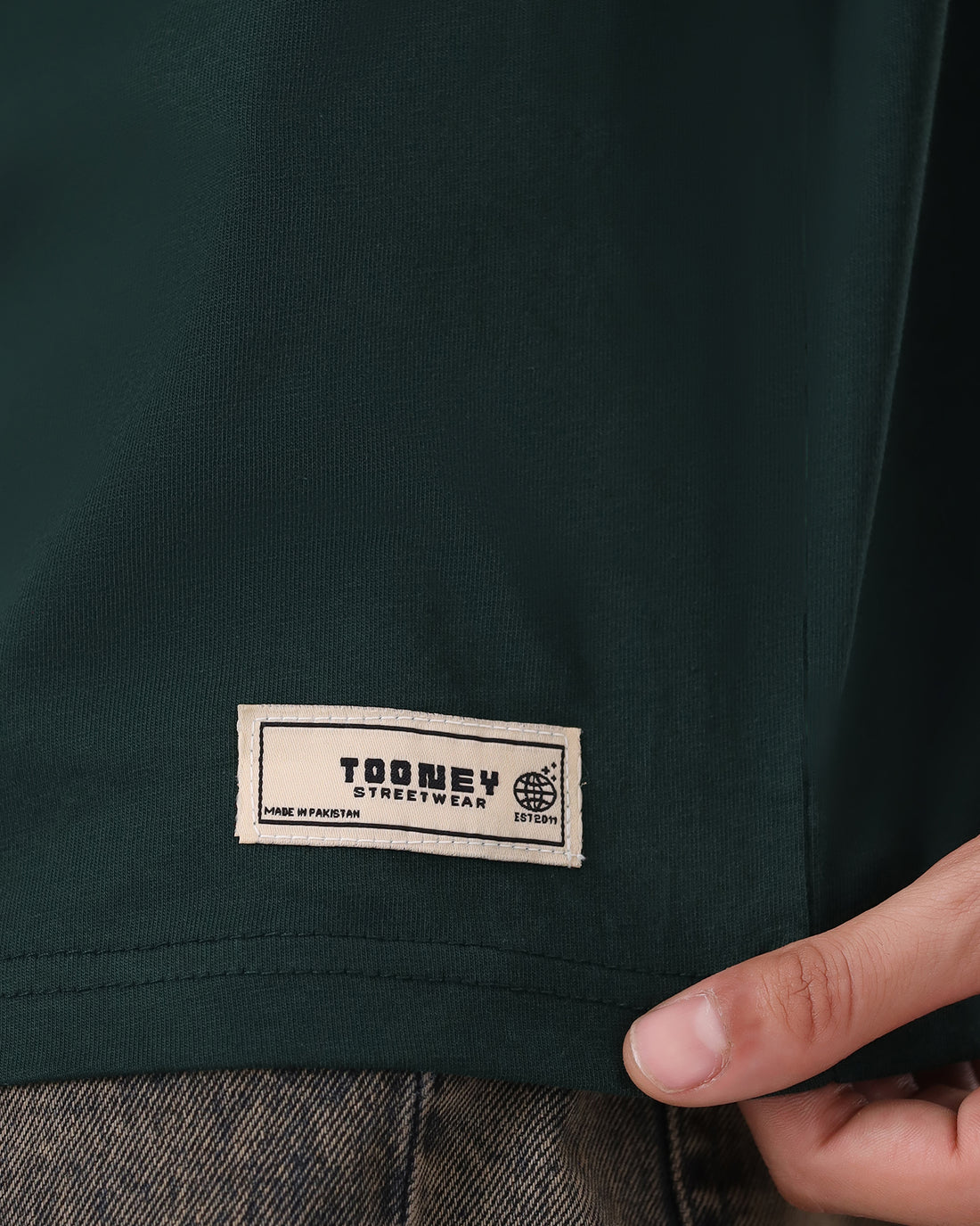 Moss Green Oversized T-shirt