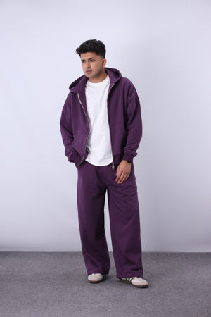 Core Fleece Zipper - Plum