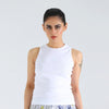 White Ribbed Tanktop