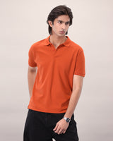 Classic Pique Polo – Rust