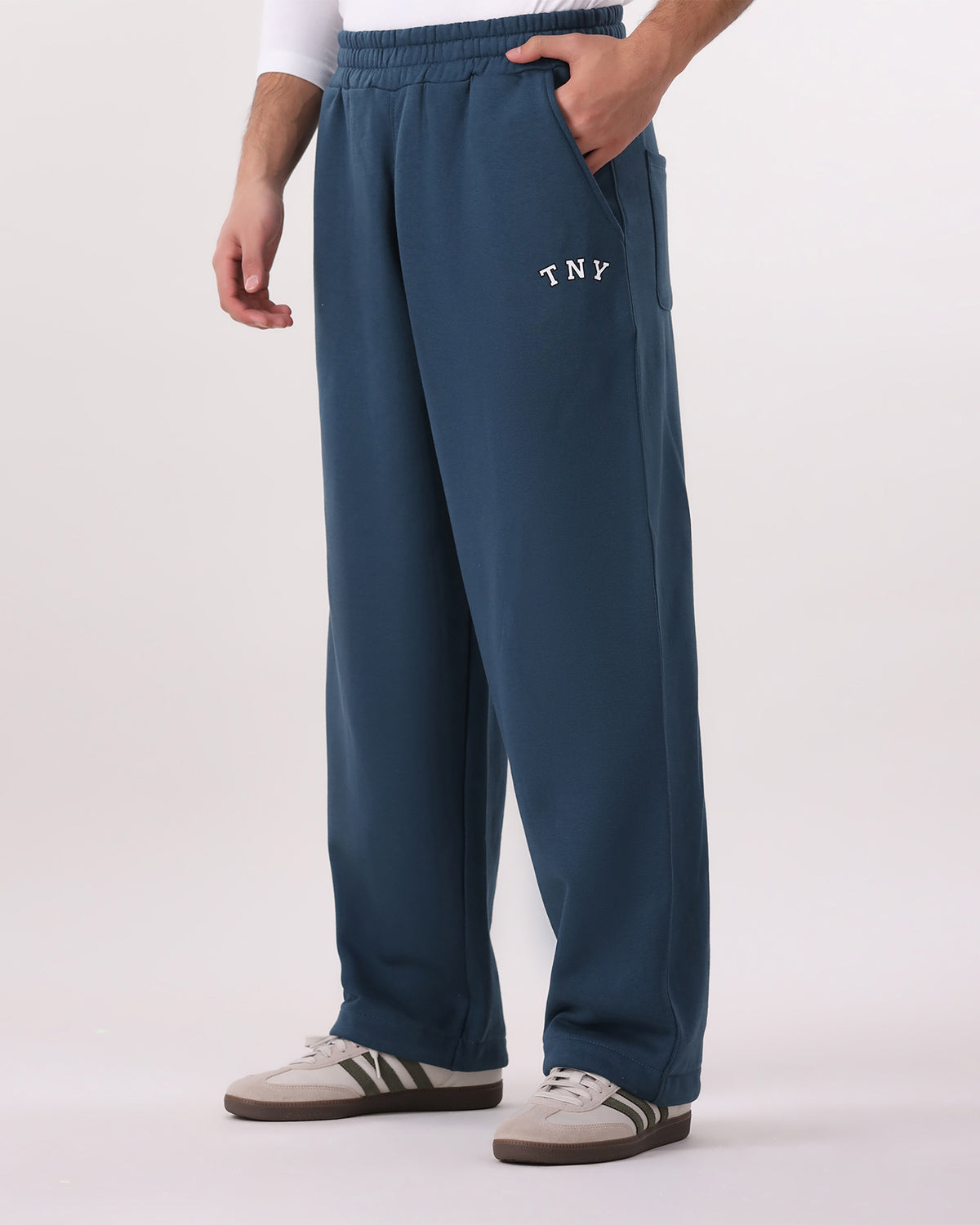 TNY Relax Fit Fleece Trouser - Teal