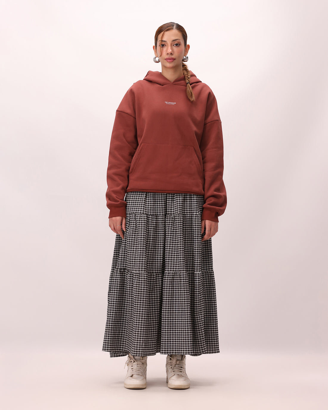 TNY Studio Essentials Hoodie - Rust