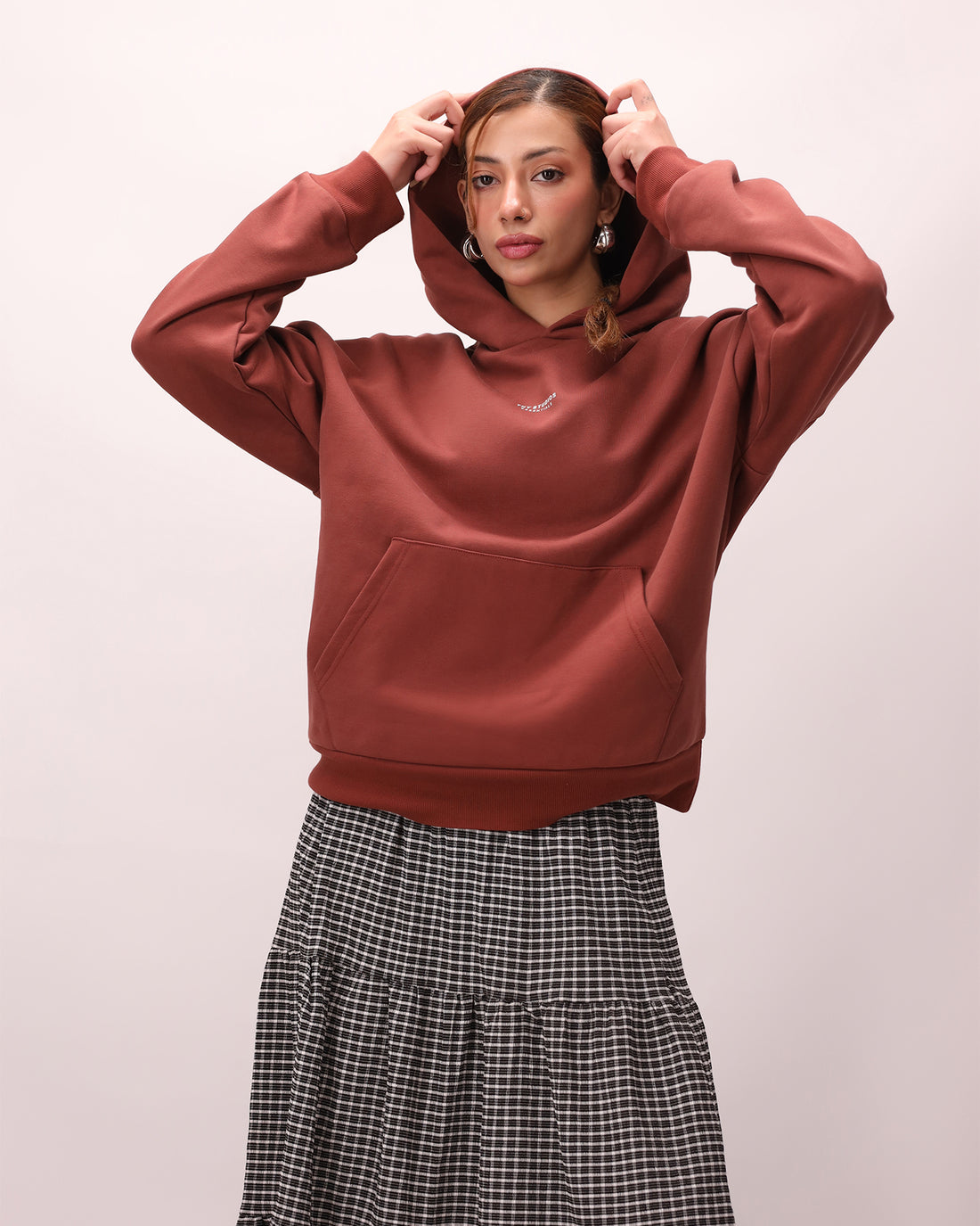 TNY Studio Essentials Hoodie - Rust