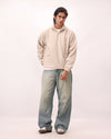 Sherpa Mock Neck ¼-Zip – Sand