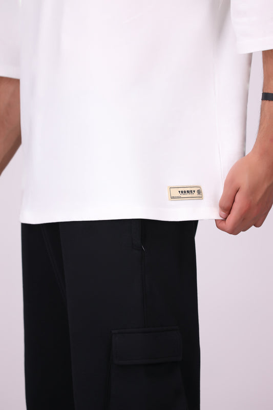 220 GSM White Extra Oversize T-shirt