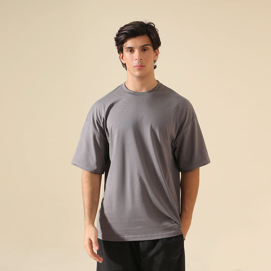 Light Smoke Grey Oversized T-shirt