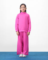Fuchsia High Neck Fleece Set
