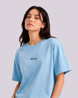 Women Relax Fit Tee - Sky