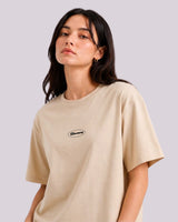 Women Relax Fit Tee - Sand