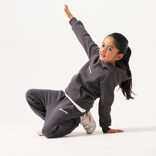 Soft Ash Kids Fleece Co-ord Set