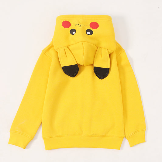 Pokemon Pikachu Costume Kids Fleece Zipper