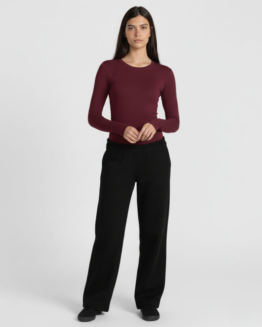 24/7 Women's Full Sleeve - Burgundy