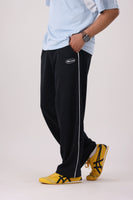 Black Piping Sweatpants