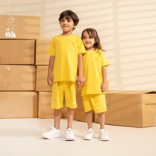 YELLOW - 24/7 Kids Co-ord Set