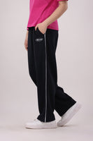 Black Piping Unisex Sweatpants
