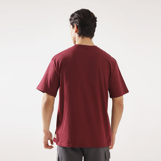 Burgundy Oversize T-shirt