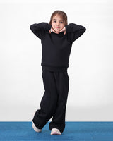 Shadow Black High Neck Fleece Set