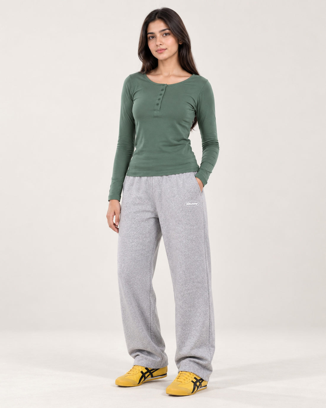 Go-to Henley Sage Green (Women)