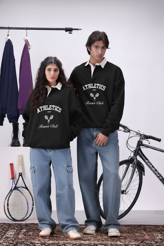 Classic Black TNY Tennis Club Sweatshirt