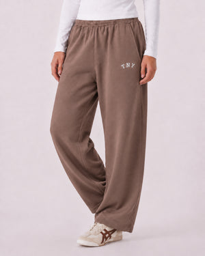 TNY Relax Fit Fleece Unisex Trouser - Mocha
