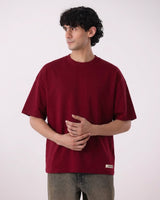 Maroon Oversized T-shirt