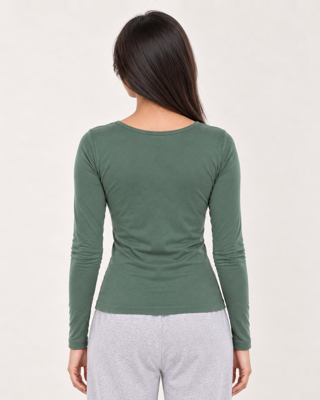 Go-to Henley Sage Green (Women)