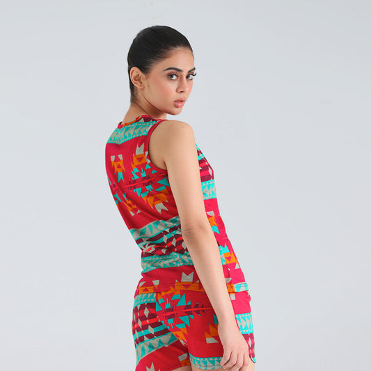 Slub Tribal Short Set