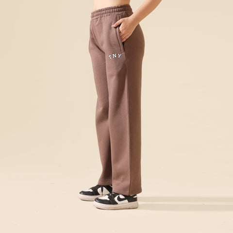 Mocha Relax Fit Fleece Unisex Trouser