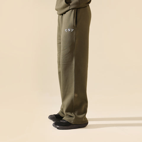 Olive Relax Fit Fleece Trouser