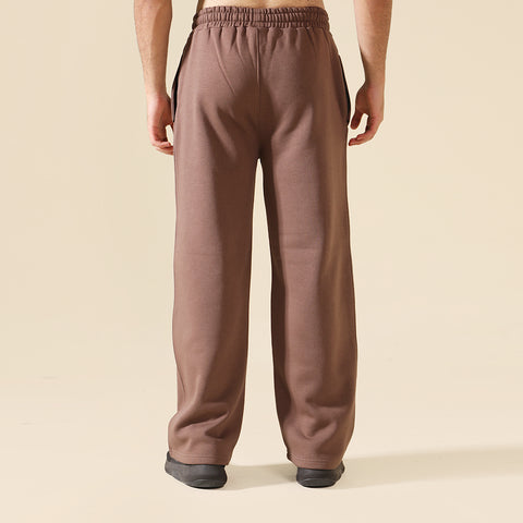 Mocha Relax Fit Fleece Trouser