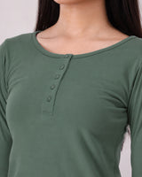 Go-to Henley Sage Green (Women)