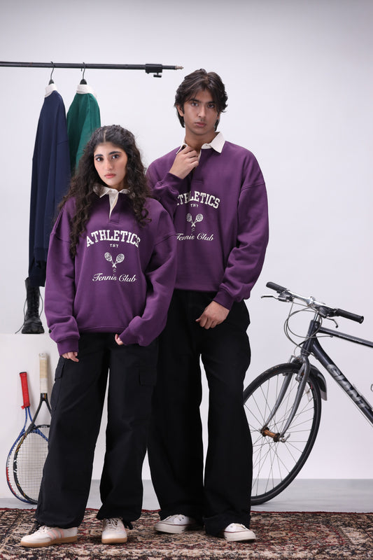 Classic Purple TNY Tennis Club Sweatshirt