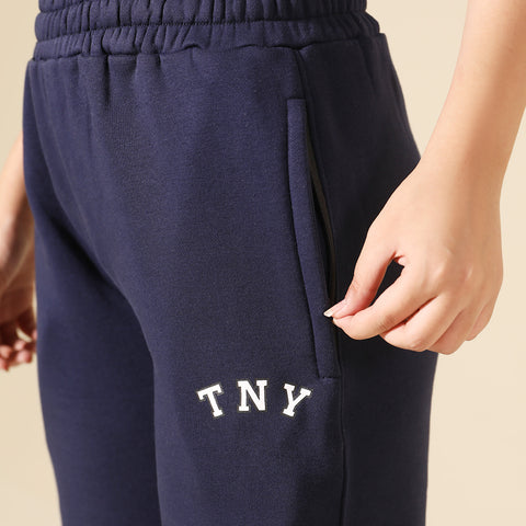 Navy Relax Fit Fleece Unisex Trouser