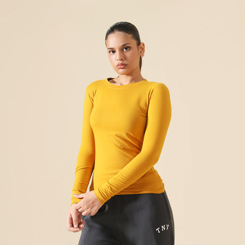 24/7 Women's Full Sleeve - Mustard