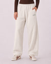 TNY Relax Fit Fleece Unisex Trouser - Cloud Dancer