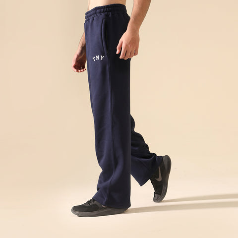 Navy Relax Fit Fleece Trouser