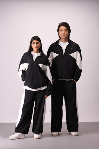 Retro Tracksuit - Black & White