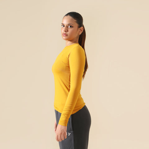 24/7 Women's Full Sleeve - Mustard