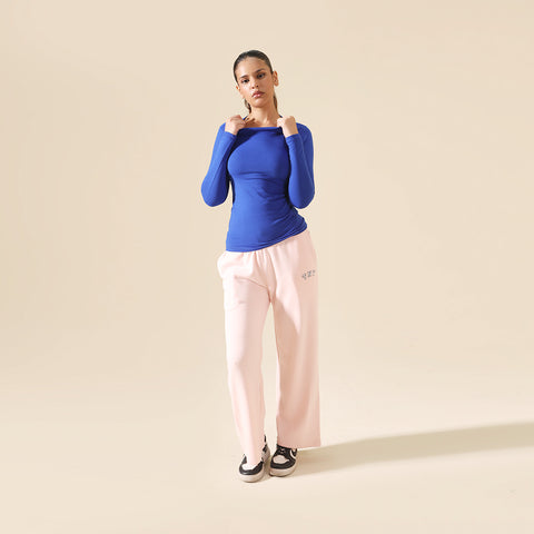 Pink Relax Fit Fleece Unisex Trouser