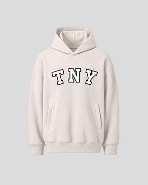 TNY Unisex Oversized Hoodie - Cloud Dancer