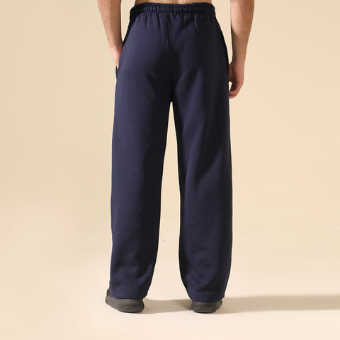 Navy Relax Fit Fleece Trouser